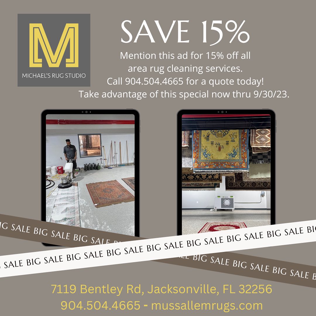 Revive Your Rugs and Save Exclusive 15 Off Area Rug Cleaning Services! Mussallem Rugs